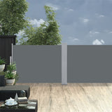 NNEVL Retractable Side Awning Anthracite 120x1000 cm