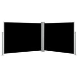 NNEVL Retractable Side Awning Black 140x1000 cm