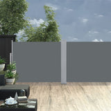 NNEVL Retractable Side Awning Anthracite 140x1000 cm