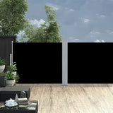 NNEVL Retractable Side Awning Black 170x1000 cm
