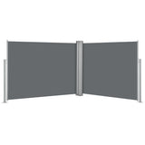 NNEVL Retractable Side Awning Anthracite 170x1000 cm