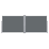 NNEVL Retractable Side Awning Anthracite 170x1000 cm