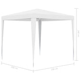 NNEVL Party Tent 2.5x2.5 m White