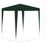 NNEVL Professional Party Tent 2x2 m Green
