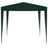 NNEVL Professional Party Tent 2.5x2.5 m Green 90 g/m²