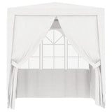 NNEVL Professional Party Tent with Side Walls 2x2 m White 90 g/m²
