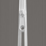 NNEVL Party Tent with 4 Mesh Sidewalls 2.5x2.5 m White