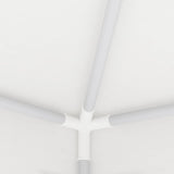 NNEVL Party Tent with 4 Mesh Sidewalls 4x4 m White