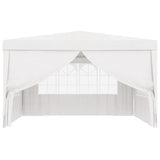 NNEVL Professional Party Tent with Side Walls 4x4 m White 90 g/m²