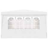 NNEVL Professional Party Tent with Side Walls 4x4 m White 90 g/m²