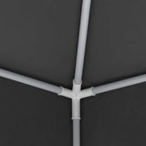 NNEVL Professional Party Tent with Side Walls 4x4 m Anthracite 90 g/m²