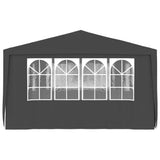 NNEVL Professional Party Tent with Side Walls 4x6 m Anthracite 90 g/m²