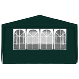 NNEVL Professional Party Tent with Side Walls 4x6 m Green 90 g/m²