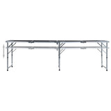 NNEVL Folding Beer Pong Table 240 cm Black