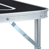 NNEVL Folding Beer Pong Table 240 cm Black