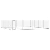 NNEVL Outdoor Dog Kennel Galvanised Steel 760x760x185 cm