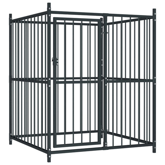 NNEVL Outdoor Dog Kennel 120x120x150 cm
