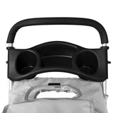 NNEVL Folding Pet Stroller Dog/Cat Travel Carrier Grey