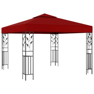 NNEVL Gazebo 3x3 m Wine Red