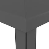 NNEVL Gazebo with Double Roof 3x3 m Anthracite