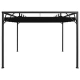 NNEVL Garden Gazebo with Retractable Roof Canopy 3x3 m Anthracite