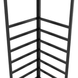 NNEVL Garden Gazebo Powder-Coated Steel 4x3x2.7 m White