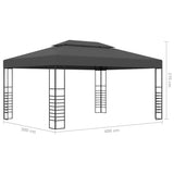 NNEVL Gazebo 3x4 m Anthracite