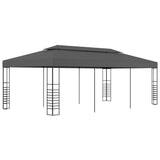 NNEVL Gazebo Marquee 3x6 m Anthracite