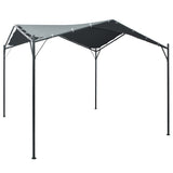 NNEVL Gazebo Pavilion Tent Canopy 3x3 m Steel Anthracite