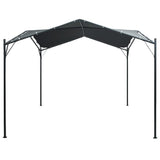 NNEVL Gazebo Pavilion Tent Canopy 3x3 m Steel Anthracite
