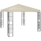 NNEVL Gazebo 3x3 m Cream