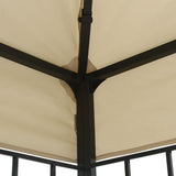 NNEVL Gazebo 3x3 m Cream