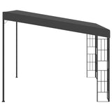 NNEVL Wall-mounted Gazebo 3x3 m Anthracite Fabric