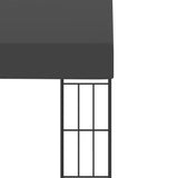 NNEVL Wall-mounted Gazebo 3x3 m Anthracite Fabric