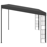 NNEVL Wall-mounted Gazebo 3x4 m Anthracite Fabric
