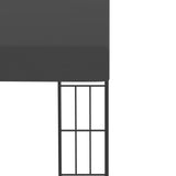 NNEVL Wall-mounted Gazebo 3x4 m Anthracite Fabric