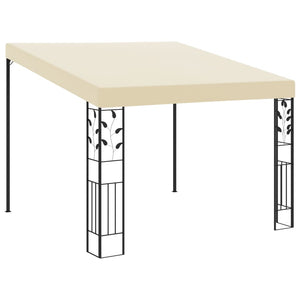 NNEVL Wall-mounted Gazebo 3x3x2.5 m Cream