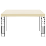 NNEVL Wall-mounted Gazebo 4x3x2.5 m Cream