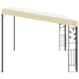 NNEVL Wall-mounted Gazebo 4x3x2.5 m Cream