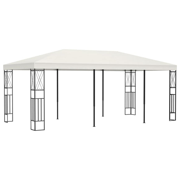 NNEVL Gazebo 3x6 m Cream Fabric