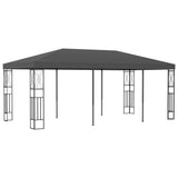 NNEVL Gazebo 3x6 m Anthracite Fabric