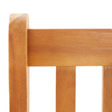 NNEVL Garden Swing Bench with Canopy Solid Acacia Wood