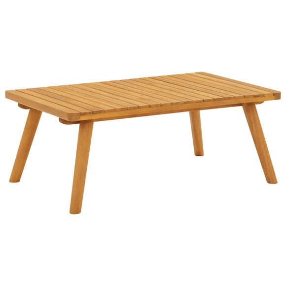 NNEVL Garden Coffee Table 90x55x35 cm Solid Acacia Wood