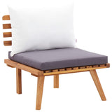 NNEVL 5 Piece Garden Lounge Set Solid Acacia Wood