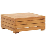 NNEVL 8 Piece Garden Lounge Set with Cushions Acacia Wood Cream White