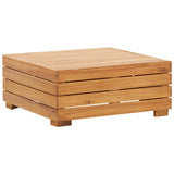 NNEVL Sectional Table 1 pc Solid Acacia Wood