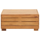 NNEVL Sectional Footrest 1 pc with Cushion Solid Acacia Wood
