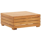 NNEVL Sectional Footrest 1 pc with Cushion Solid Acacia Wood