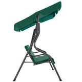 NNEVL Garden Swing Bench Green 170x110x153 cm Fabric