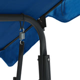 NNEVL Garden Swing Bench Dark Blue 170x110x153 cm Fabric